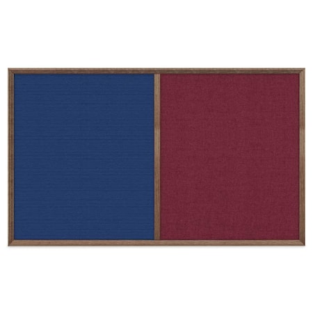 Slim Style Indoor Enclosed Corkboard,18, UV501SC-BRONZE-ULTMAR